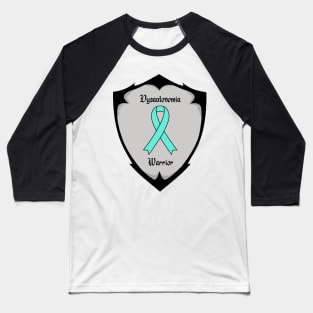 Dysautonomia Warrior Shield Baseball T-Shirt